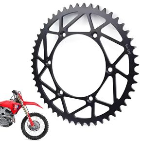 Factory Rear Sprocket Carbon Steel Black 50T for Honda CRF250R CRF250RX CRF450R CRF450RX CRF450X 2002-2026 - Replaces OEM Part 41203-MKE-A00 in Saudi Arabia