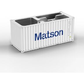 Desk Organizer, Pen Pencil Holder, Business Name Cards Holder, Shipping Container Model Storage Box, Secret Storage Box with Multiple Compartments Office Supplies Multi-function (Matson) in Saudi Arabia