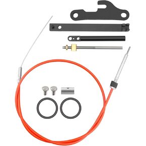 Lower Shift Cable Assembly Fit for OMC Cobra Sterndrive 1986–1993, Includes Mounting Bracket and Hardware, Replaces 987661 987654 987498 18-2245 in Saudi Arabia