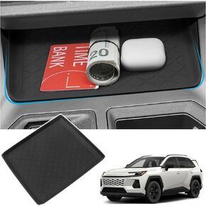 Center Console Liner Compatible with Honda 2023 2024 2025 2026 CRV CR-V Hybrid Accessories Black Silicone Material Wireless Charging Anti-Slip Mat Protective Pad in Saudi Arabia