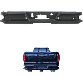 مناسبة لمجموعة مصدات الصدمات الخلفية الفولاذية الأولية لـ 2020-2025 Chevy Silverado وGMC Sierra 2500/3500 HD ثنائيًا مع مساعدة الوقوف وأجهزة استشعار النقاط العمياء - استبدال OEM GM1103213 in Kuwait
