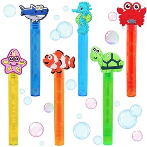 Ocean Theme Party Favors,24Pcs Under the Sea Bubble Wands for Kids,Cute Bubble Wand for Birthday Party Supplies, Pinata Stuffers for Kids Goodie Bag fillers Gifts Classroom Prizes in Saudi Arabia