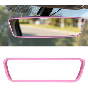 Car Rear View Mirror Protector Frame, Rearview Mirror Covers, Silicone Protector Frames of Screen and Rear View Mirrors, Car Accessories Mirrors Edge Protective Cover for Model 3 Y (Purple) in Saudi Arabia