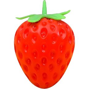 Strawberry Stress Ball, Squishy Strawberry Fruit Emotions Relief Toy for Office and Classroom, Slow Rising Sensory Fidget Toy with Realistic Fruit Shape in Saudi Arabia
