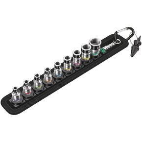 Wera Belt 1 Zyklop 1/4" Socket Belt Set with Holding Function Metric 05003880001 in Kuwait