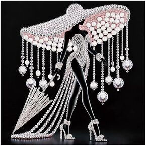 DIADAY 5D Goddess Special Shape Diamond Painting Kits, Elegant Woman Diamond Art Kits for Adults, DIY Crystal Rhinestones Diamond Dots Crafts, Home Wall Decor Gift 12 X 12 Inches in Saudi Arabia