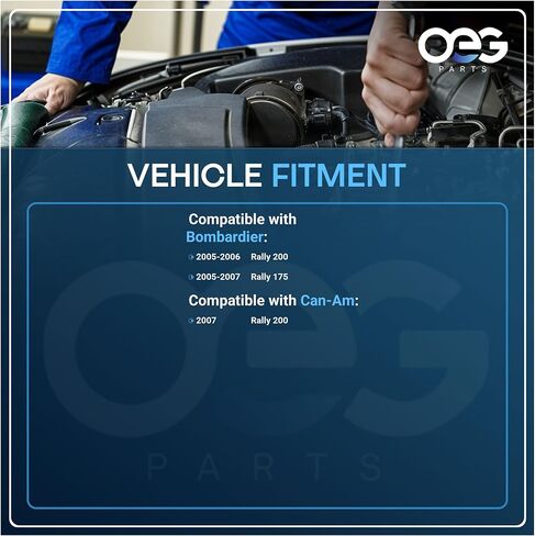 OEG Parts New Starter Compatible with Bombardier Rally 175 2005-07, Rally 200 2005-06, Compatible with Can-Am Rally 200 2007 18818 SMU0489 A31200-179-000 A31200179000 410-54154 41054154 18818N in Kuwait