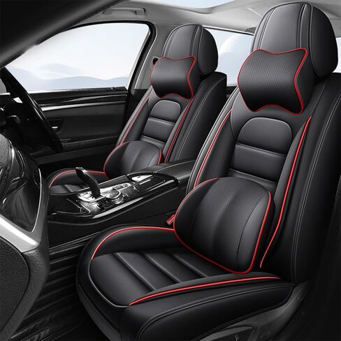 Car Seat Cover Fit for Jeep Gladiator 2019-2023,Compatible Airbag Non-Slip Waterproof Seat Cover,Car Seat Protector Premium Interior (Black,5-seat Full Set) in Kuwait