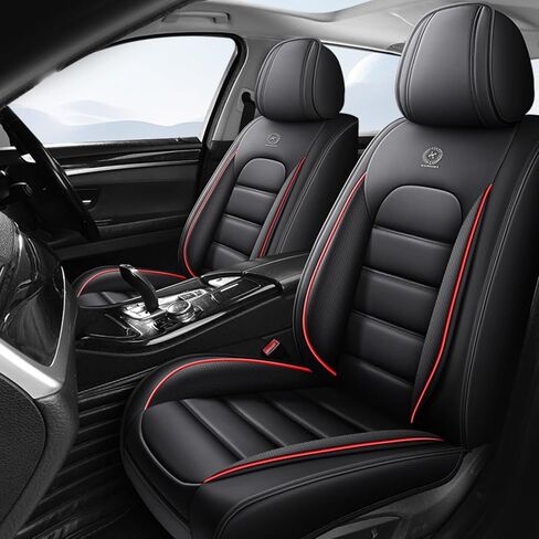 Car Seat Cover Fit for Jeep Gladiator 2019-2023,Compatible Airbag Non-Slip Waterproof Seat Cover,Car Seat Protector Premium Interior (Black,5-seat Full Set) in Kuwait