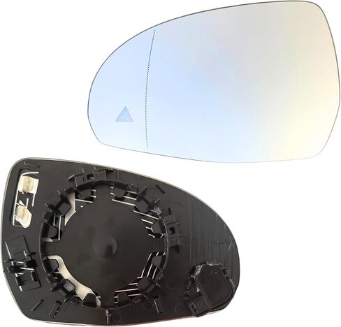 Left Driver Side Mirror Glass Heated With Blind Spot Compatible with for Mercedes Benz W206 C260 C300 C43, W223 S Class, X254 GLB, V295 EQE, V297 EQS (Driver Blind Spot No-Anti-glare) in Saudi Arabia