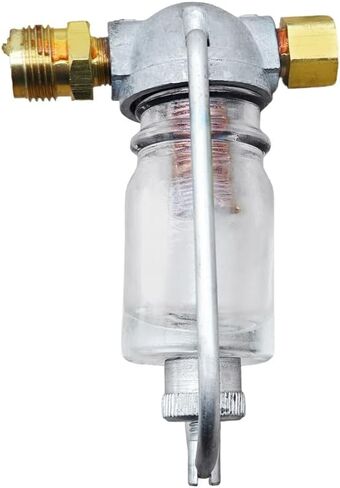 Fuel Sediment Bowl Glass Assembly Fit for Ford 158 C.I.3 cylinder 1965-1982 New Holland Tractor 2000 2110 2600 3000, Fuel Filter Assembly Replace 1103-3383 D4NN9155A C5NE9155D in Saudi Arabia
