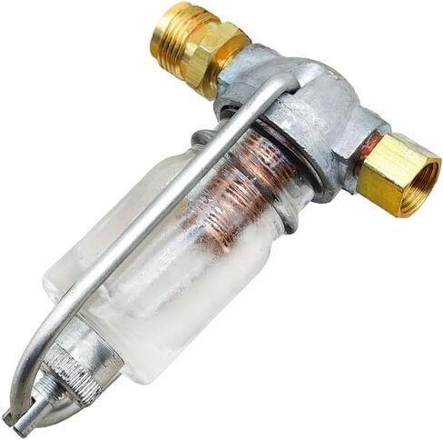 Fuel Sediment Bowl Glass Assembly Fit for Ford 158 C.I.3 cylinder 1965-1982 New Holland Tractor 2000 2110 2600 3000, Fuel Filter Assembly Replace 1103-3383 D4NN9155A C5NE9155D in Saudi Arabia
