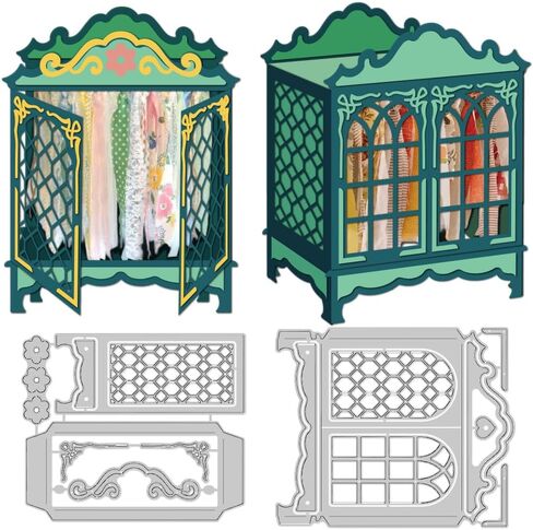 3D Travel Suitcase Metal Cutting Dies DIY Craft Label Box Die Cuts Carbon Steel Stencils Scrapbooking Embossing Template Die for Card Making Handmade Gift Box Greeting Cards in Kuwait