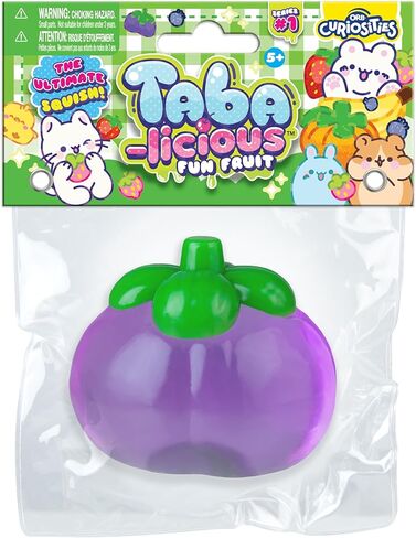 ORB Tabalicious TABA Squishy Plum Fun Fruit Toy - Cute, Sticky Fruit TABA Squishies with Transparent Realistic Color - Squishy Stress Ball Toys - Kawaii Sensory Fidget Toys for Kids and Adults in Saudi Arabia