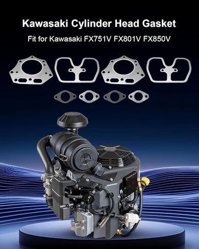 Cylinder Head Gasket Kit Fit for Kawasaki FX751V FX801V FX850V Engine Replaces 11004-7025 in Saudi Arabia