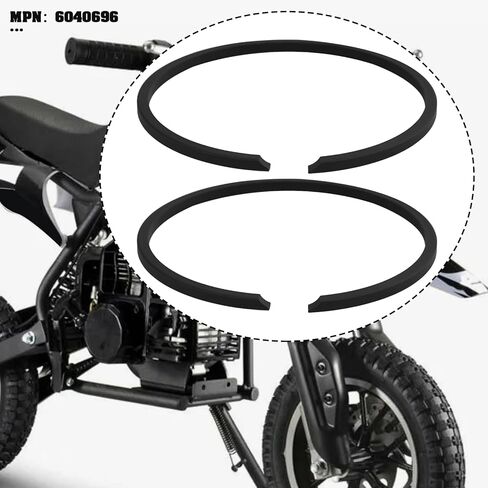 4 Pcs Motorcycle Engine 44mm Piston Rings 6040696 44x2mm Fit for 49cc 2-Stroke Motorcycles Mini Off-Road Motorcycles ATV in Kuwait