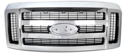 Suitable for Chrome Grille Grill Assembly for 2008 2009 2010 Ford F250 F350 F450 F550 Super Duty Pickup Truck – OEM Style Replacement in Kuwait
