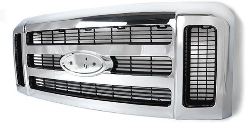 Suitable for Chrome Grille Grill Assembly for 2008 2009 2010 Ford F250 F350 F450 F550 Super Duty Pickup Truck – OEM Style Replacement in Kuwait