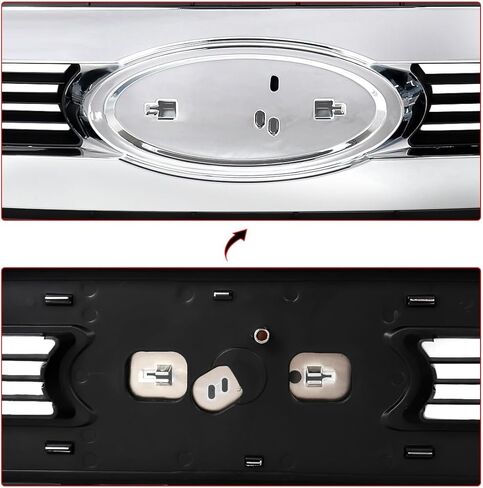 Suitable for Chrome Grille Grill Assembly for 2008 2009 2010 Ford F250 F350 F450 F550 Super Duty Pickup Truck – OEM Style Replacement in Kuwait