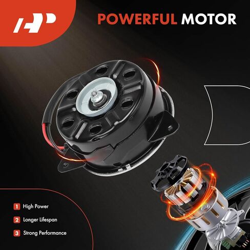 A-Premium Radiator Fan Motor Compatible with Honda Civic 2006 2007 2008 2009 2010 2011, 1.3L in Kuwait