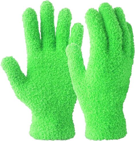 Evridwear Microfiber Plant Dusting Gloves Reusable Leaf Cleaning Glove for Houseplants,Blinds,Furniture and Small Objects in Kuwait