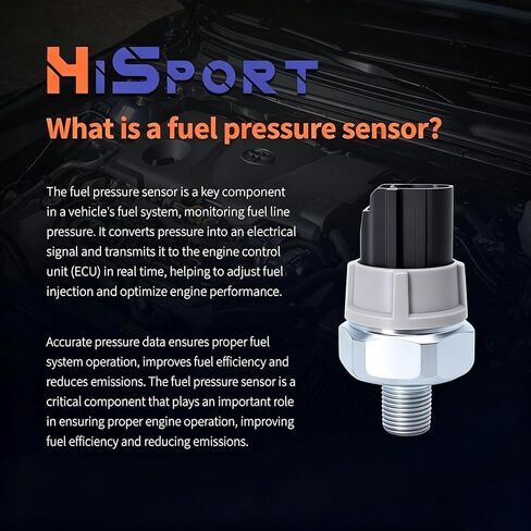 HiSport 83530-60020 Oil Pressure Switch Sensor - Compatible with Chevy Geo Lexus Pontiac Scion Subaru Toyota Prizm CT200h ES300 ES300h ES330 ES350 GS F GS300 GS350 1993-2016 - Replace 37241-RNA-A01 in Kuwait
