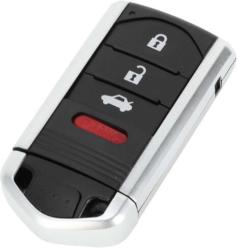 X AUTOHAUX مفتاح شل حافظة دخول بدون مفتاح عن بعد مفتاح فوب حافظة بديلة لـ Acura RDX 2010-2015 لـ Acura TL 2009-2014 4 أزرار KR5434760 M3N5WY8145 in Kuwait