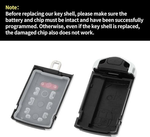 X AUTOHAUX مفتاح شل حافظة دخول بدون مفتاح عن بعد مفتاح فوب حافظة بديلة لـ Acura RDX 2010-2015 لـ Acura TL 2009-2014 4 أزرار KR5434760 M3N5WY8145 in Kuwait