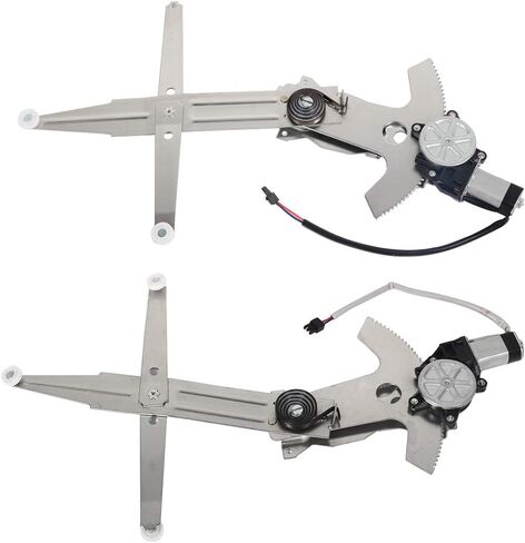 Front Left Driver Side+Front Right Passenger Side Power Window Regulators with Motor fits for Chevrolet Camaro 1993-2002,for Pontiac Firebird 1993-2002 741-886 741-887 in Kuwait