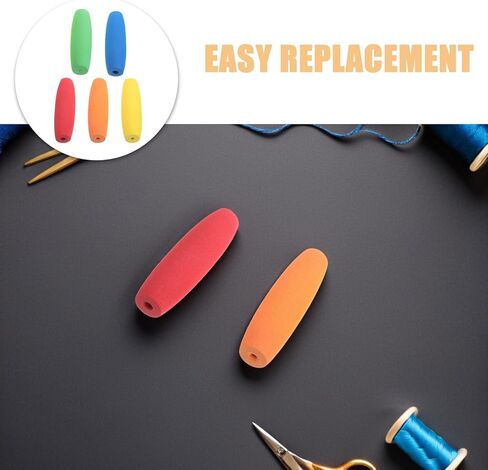 LALAFINA 15pcs Colorful Crochet Hook Grips Non-Slip Ergonomic Crochet Hook Handle for Arthritic Hands, Knitting Accessories in Kuwait