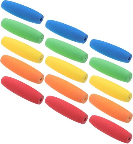LALAFINA 15pcs Colorful Crochet Hook Grips Non-Slip Ergonomic Crochet Hook Handle for Arthritic Hands, Knitting Accessories in Kuwait