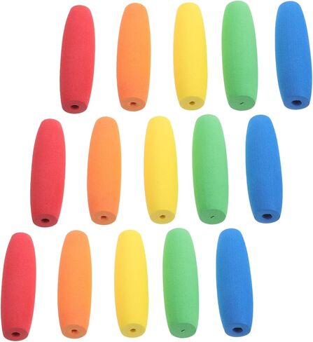 LALAFINA 15pcs Colorful Crochet Hook Grips Non-Slip Ergonomic Crochet Hook Handle for Arthritic Hands, Knitting Accessories in Kuwait