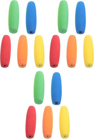 LALAFINA 15pcs Colorful Crochet Hook Grips Non-Slip Ergonomic Crochet Hook Handle for Arthritic Hands, Knitting Accessories in Kuwait