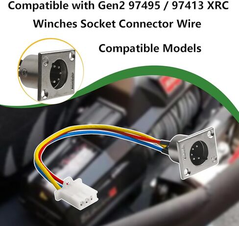 Winch Socket Connector Assembly Replacement Compatible with Smittybilt Gen2 97495 97412 XRC 9500 12000 in Saudi Arabia