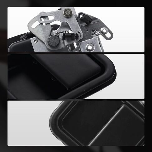 A-Premium Front Left Driver Side Exterior Door Handle Compatible with Mack MR 1981-2007, MRU 2008-2016, Black in Kuwait