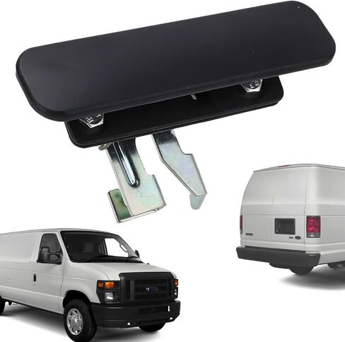 Right Passenger Side Exterior Door Handle for 1992-2007 Ford E150 E250 E350 Econoline Van Side Hinged Door Outside Catch Replaces 6C2Z15434A20A in Kuwait