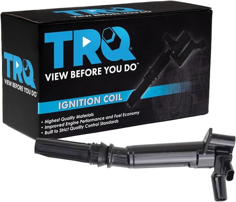 TRQ Right Ignition Coil Passenger Side Compatible with 2018-2019 Ford E-350 Super Duty E-450 Super Duty 2018-2021 F-250 F-350 in Kuwait