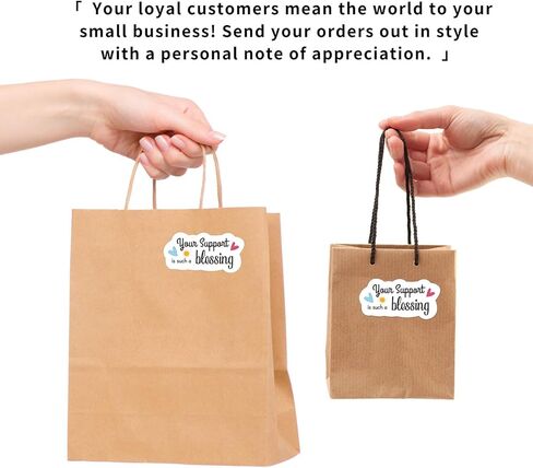 Cute Business Stickers, Your Support is Such a Blessing Thank You Stickers, Online Retailers Mail Envelopes Packaging Labels for Small Business,500 PCS in Saudi Arabia