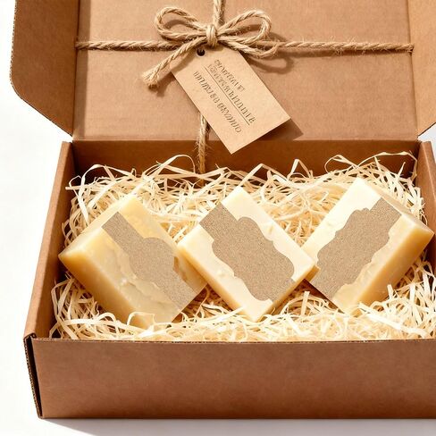 Brown Kraft Soap Labels Stickers 120pcs Homemade Soap Wrap Tags Paper Soap Sleeves Covers Tape Brown Kraft SoapLabels Soaps Packaging Paper Wrap for Homemade Packaging Supplies in Kuwait