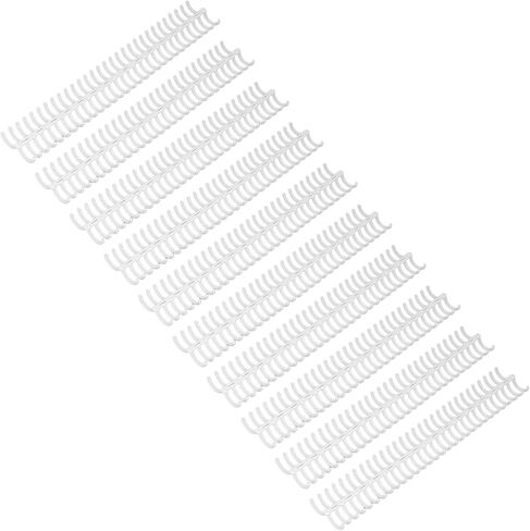 Comb Binding Spines, Professional Plastic A4 Binding Combs for 150 Pages, Ideal for Teachers Students Reports Presentations, White 10Pcs Set in Kuwait