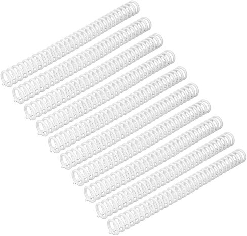 Comb Binding Spines, Professional Plastic A4 Binding Combs for 150 Pages, Ideal for Teachers Students Reports Presentations, White 10Pcs Set in Kuwait