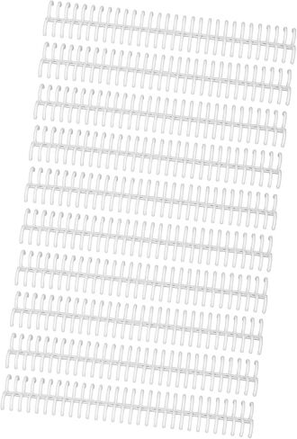 Comb Binding Spines, Professional Plastic A4 Binding Combs for 150 Pages, Ideal for Teachers Students Reports Presentations, White 10Pcs Set in Kuwait