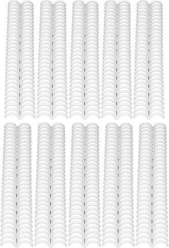Comb Binding Spines, Professional Plastic A4 Binding Combs for 150 Pages, Ideal for Teachers Students Reports Presentations, White 10Pcs Set in Kuwait