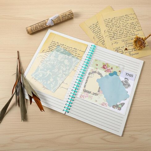 10 Pcs Pocket to Add in Notebook Adhesive Pockets for Planners Clear Sticky Pockets Sleeves Index Card Pocket Top Open Add Storage Space to Notebooks Folders Journal Travelers Office in Saudi Arabia