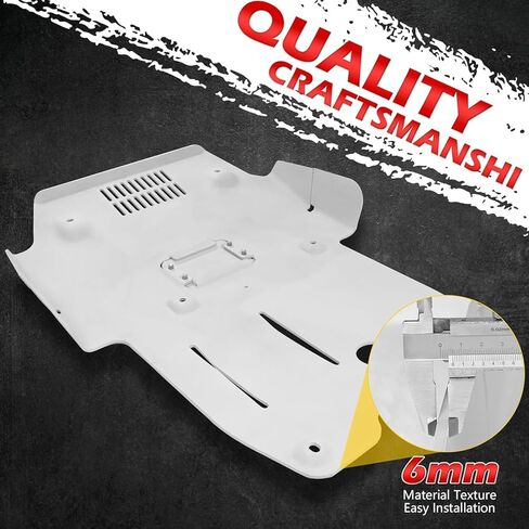 Front Skid Plate w/Sound Insulation Cotton Compatible with 2016-2023 Toyota Tacoma Off-Road PRO Sport SR5 Replacement for PTR60-35190 PTR60-35160 Under Protection Plate Aluminum 8mm in Saudi Arabia