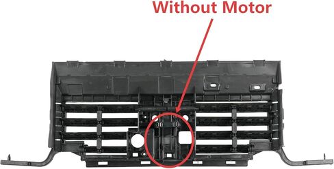 W/O Motor Lower Active Grille Shutter Assembly Fit for 2021-2025 Ford Bronco Radiator Down Shutter W/O Adaptive Cruise 2.3L 2.7L MB3Z8475DC FO1206141 MB3Z8475EB in Kuwait