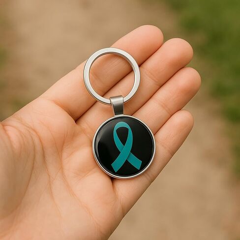 Proud Sister Of An Air Force Stainless Steel Keychain with Ring Double Sided in Kuwait