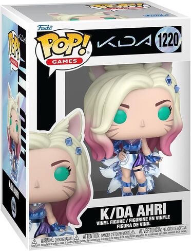 Funko Pop! Games: League of Legends - K/DA Ahri - Collectable Vinyl Figure - Gift Idea - Official Merchandise - Toys for Kids & Adults - Video Games Fans - Model Figure for Collectors in Kuwait