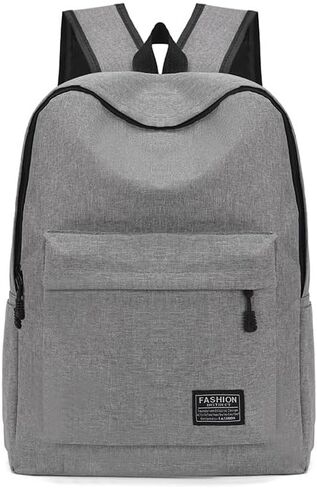 Men Women Bags Backpacks Unisex Oxford Cloth Backpack with Laptop Compartment and Adjustable Padded Straps (Black) in Kuwait
