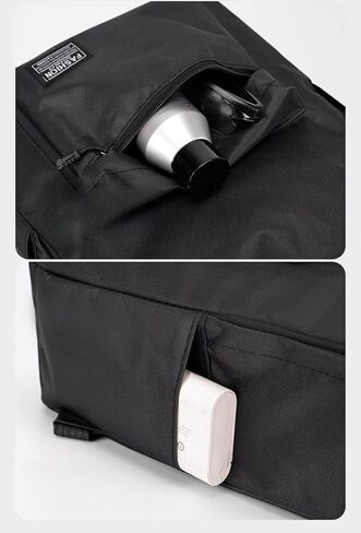Men Women Bags Backpacks Unisex Oxford Cloth Backpack with Laptop Compartment and Adjustable Padded Straps (Black) in Kuwait